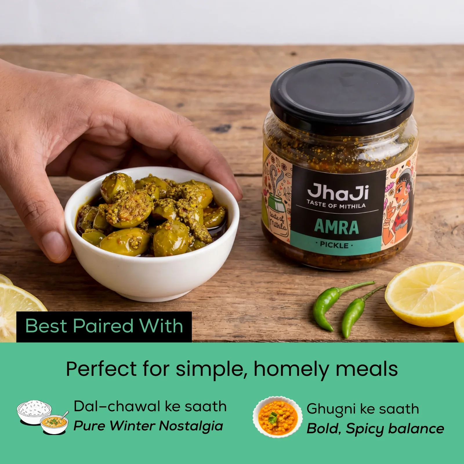 Amra (Hog Plum) Pickle | अमरा ka Achar - Image 3