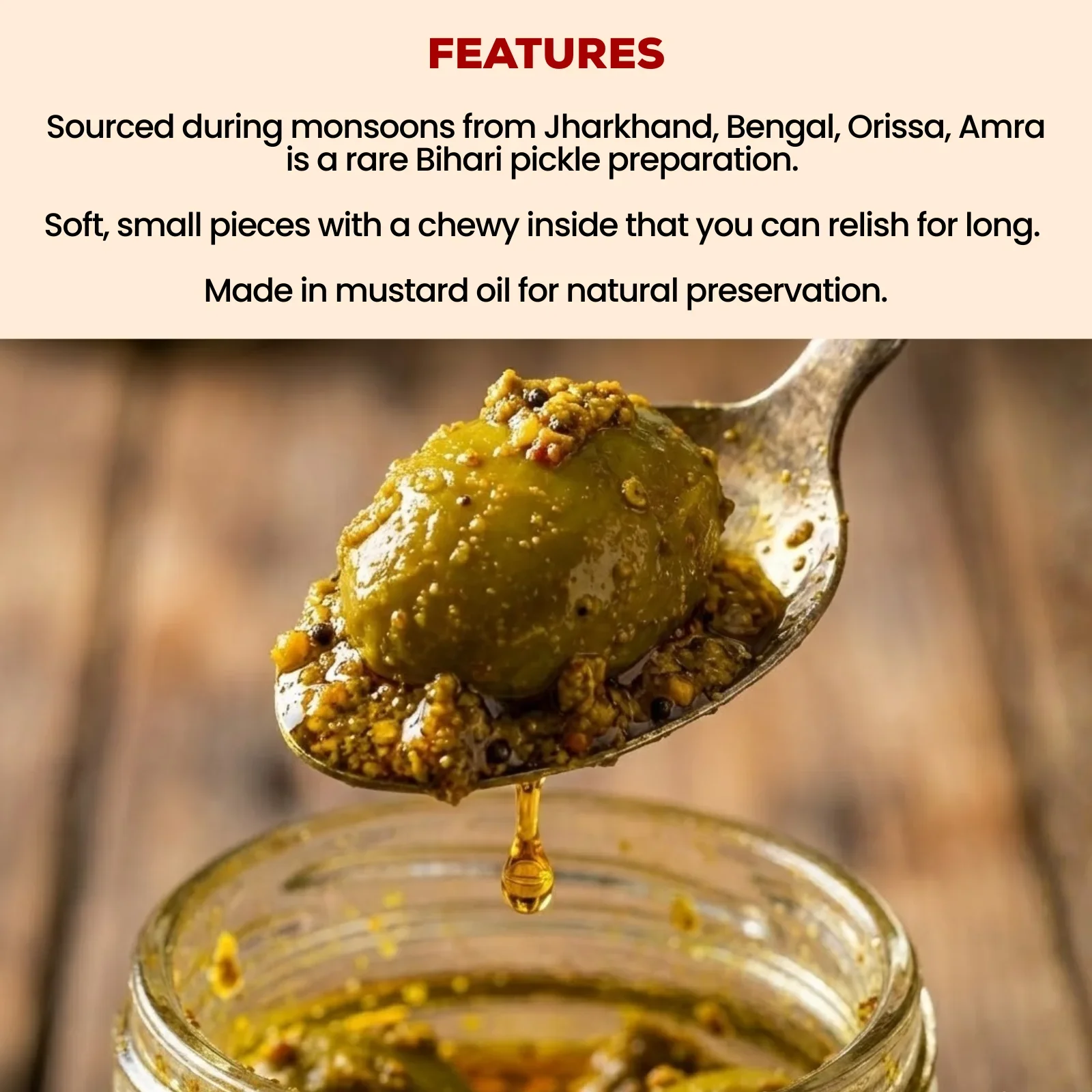 Amra (Hog Plum) Pickle | अमरा ka Achar - Image 4
