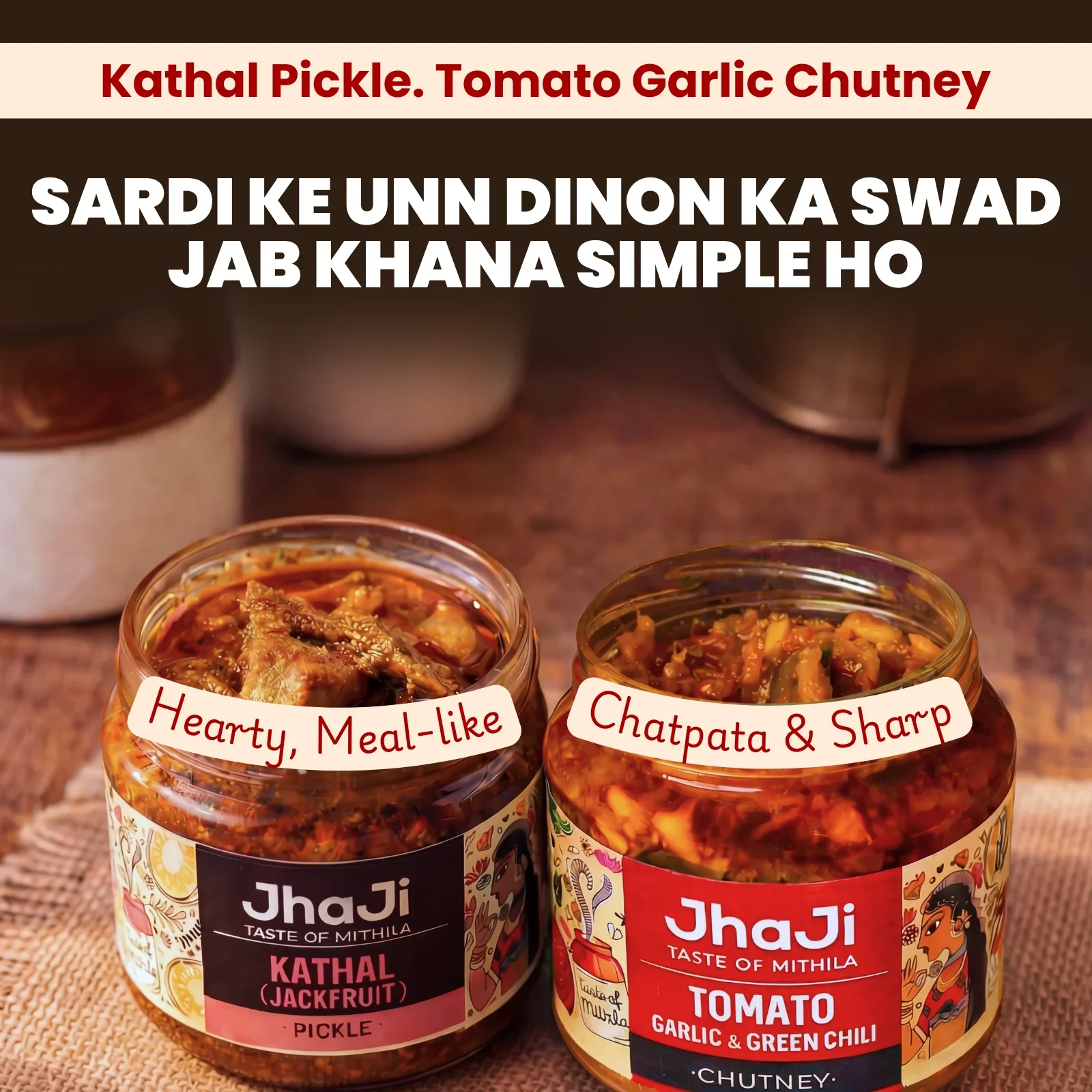 4 Bestselling Winter Pickles & Chutneys from Bihar | JhaJi Store - Image 3