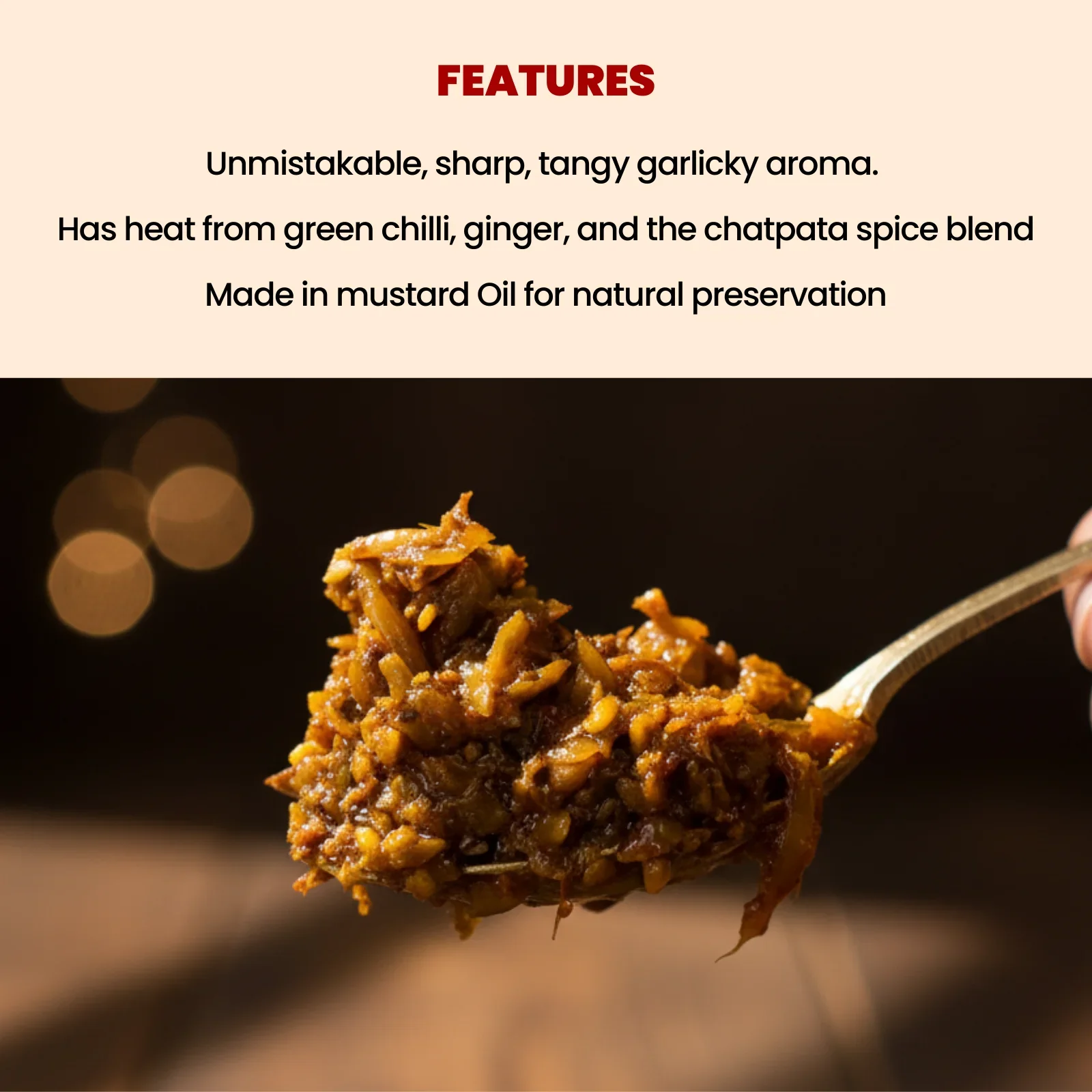 Garlic, Ginger, Chilli Mix Pickle | Lahsun Adrak Mirch Ka Achar - Image 4
