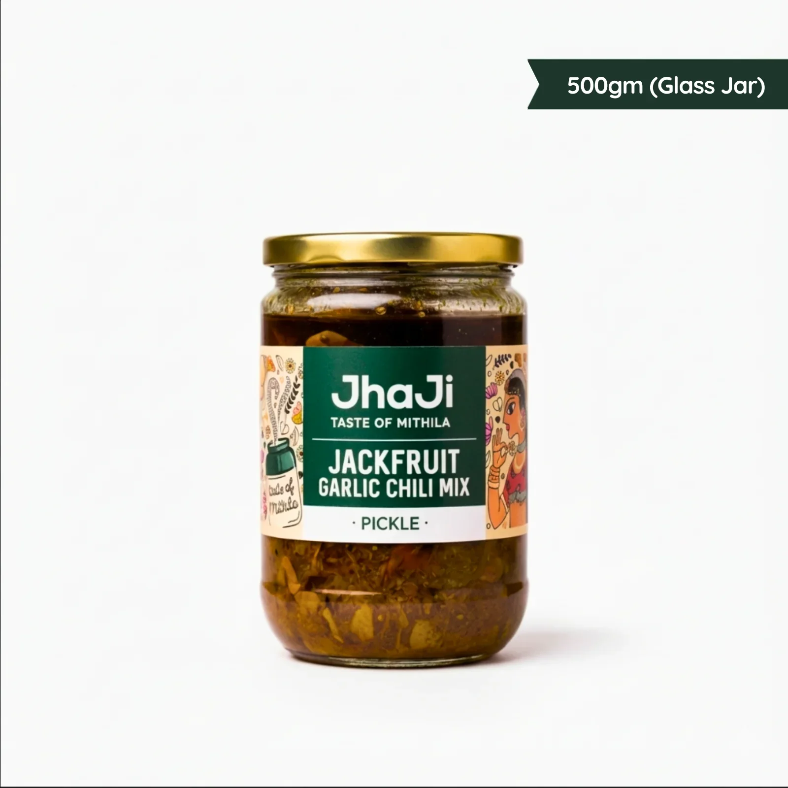 Jackfruit–Garlic–Green Chilli Mix Pickle | Kathal Lahsun Mirch Mix Achaar - Image 11