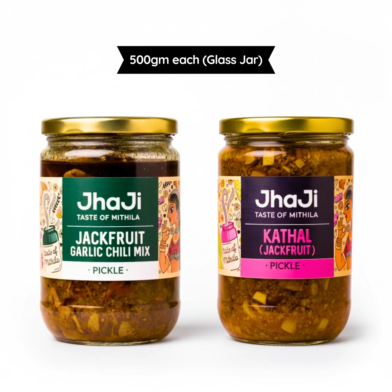Jackfruit Pickle Combo – 2 Flavors (Classic Kathal & Garlic Chilli Mix) - Image 14