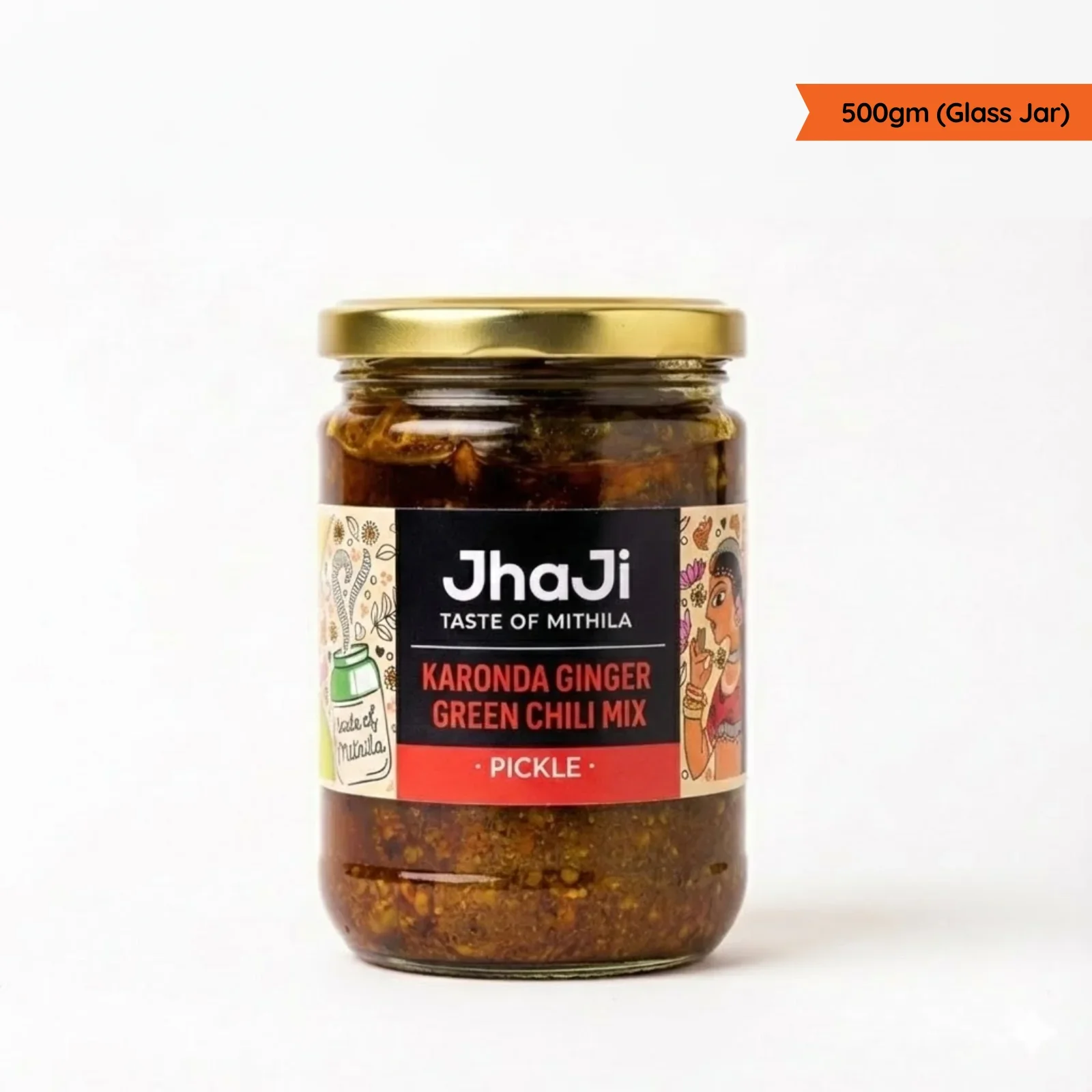 Karonda Ginger Green Chili Mix Pickle | करोंदा अदरक हरी मिर्च का अचार - Image 11