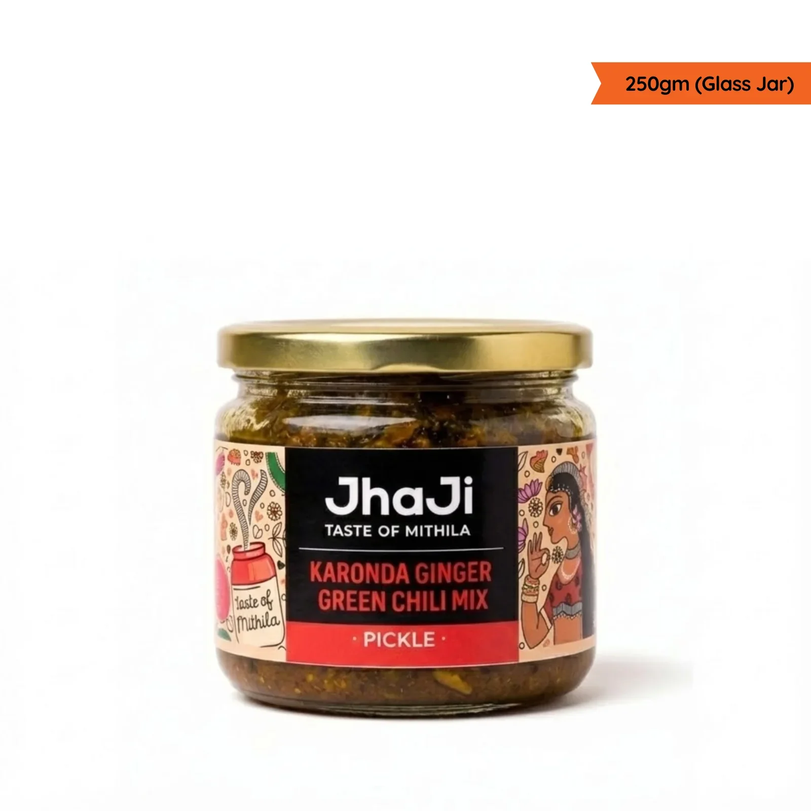 Karonda Ginger Green Chili Mix Pickle | करोंदा अदरक हरी मिर्च का अचार - Image 12