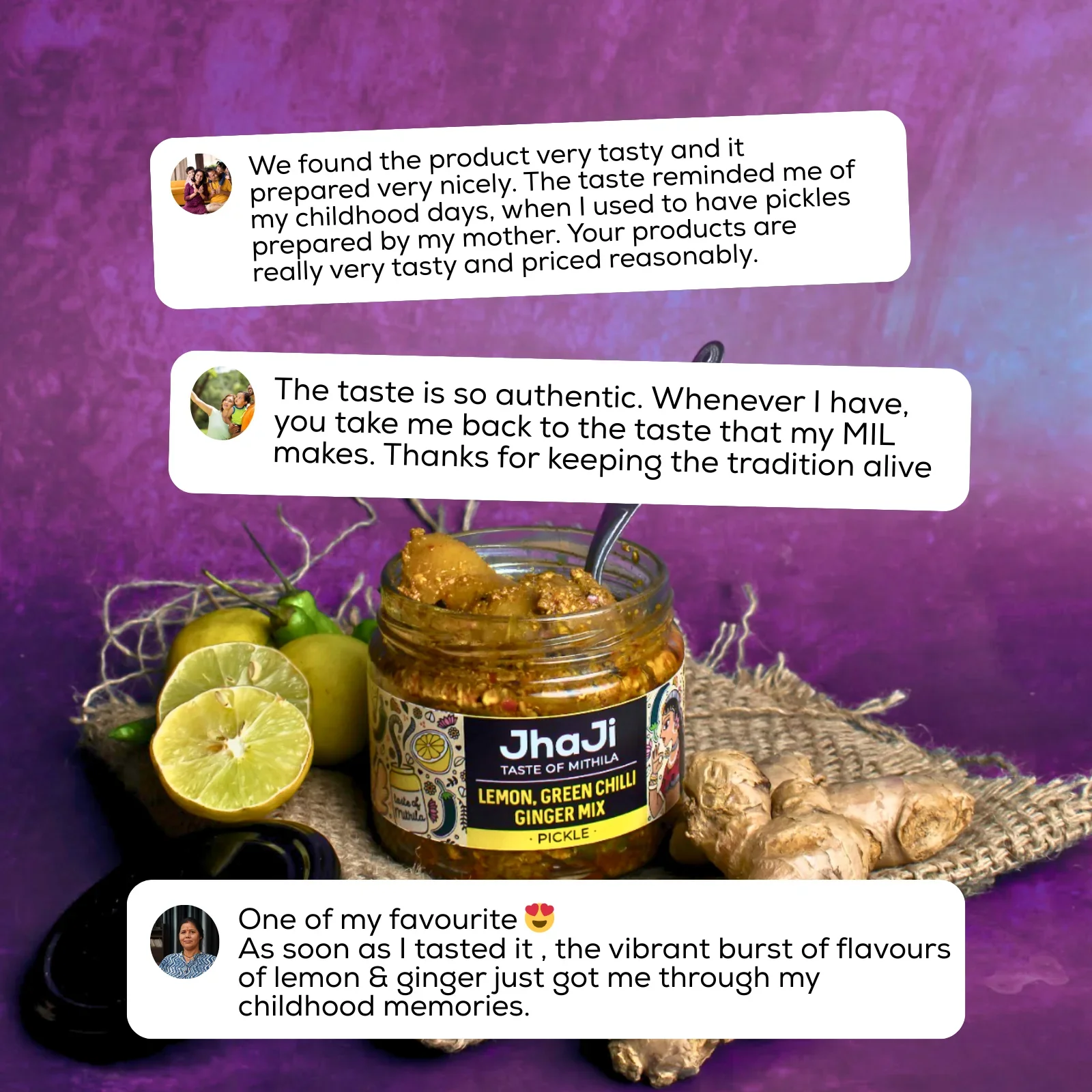 Lemon, Ginger, Chilli Mix Pickle | Neembu Adrak Mirch ka Khatta Achar - Image 6