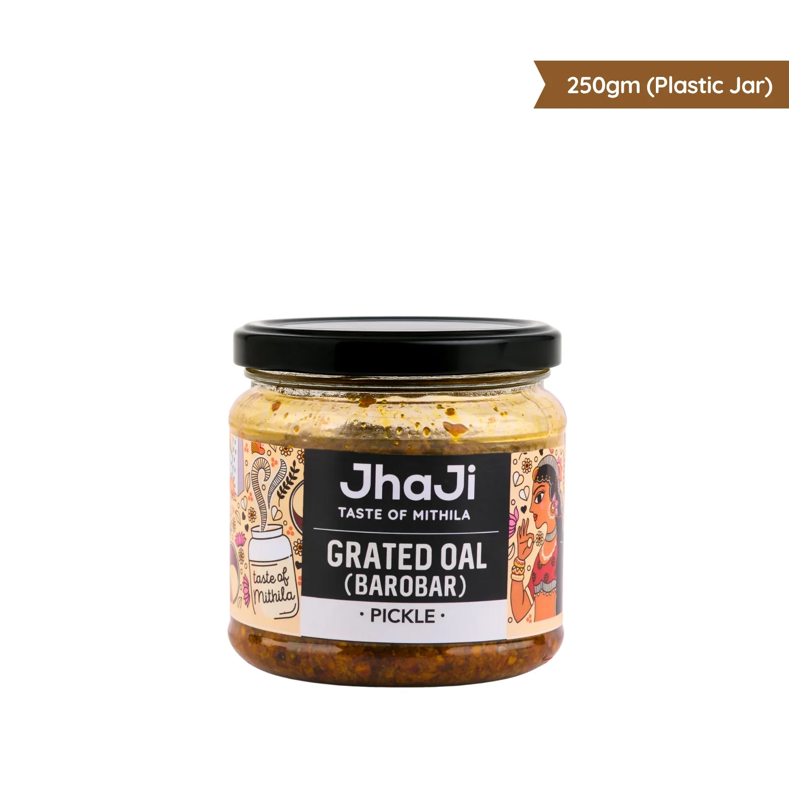 Oal Ginger Green Chili Mix Pickle | ओल बरोबरा | Grated (कद्दूकश) Oal (Suran/Jimikand) Pickle - Image 10
