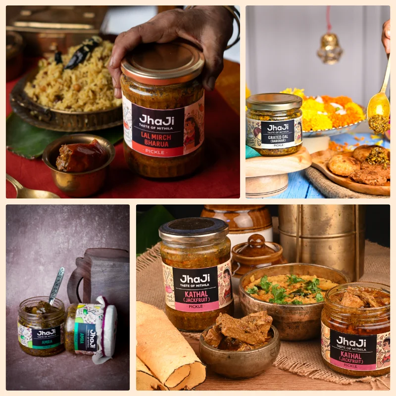 Pick Your Own Pickle Pack – Earthy, Bihari Pickles (Jackfruit, Red Chili, Oal, Karonda) - Image 6