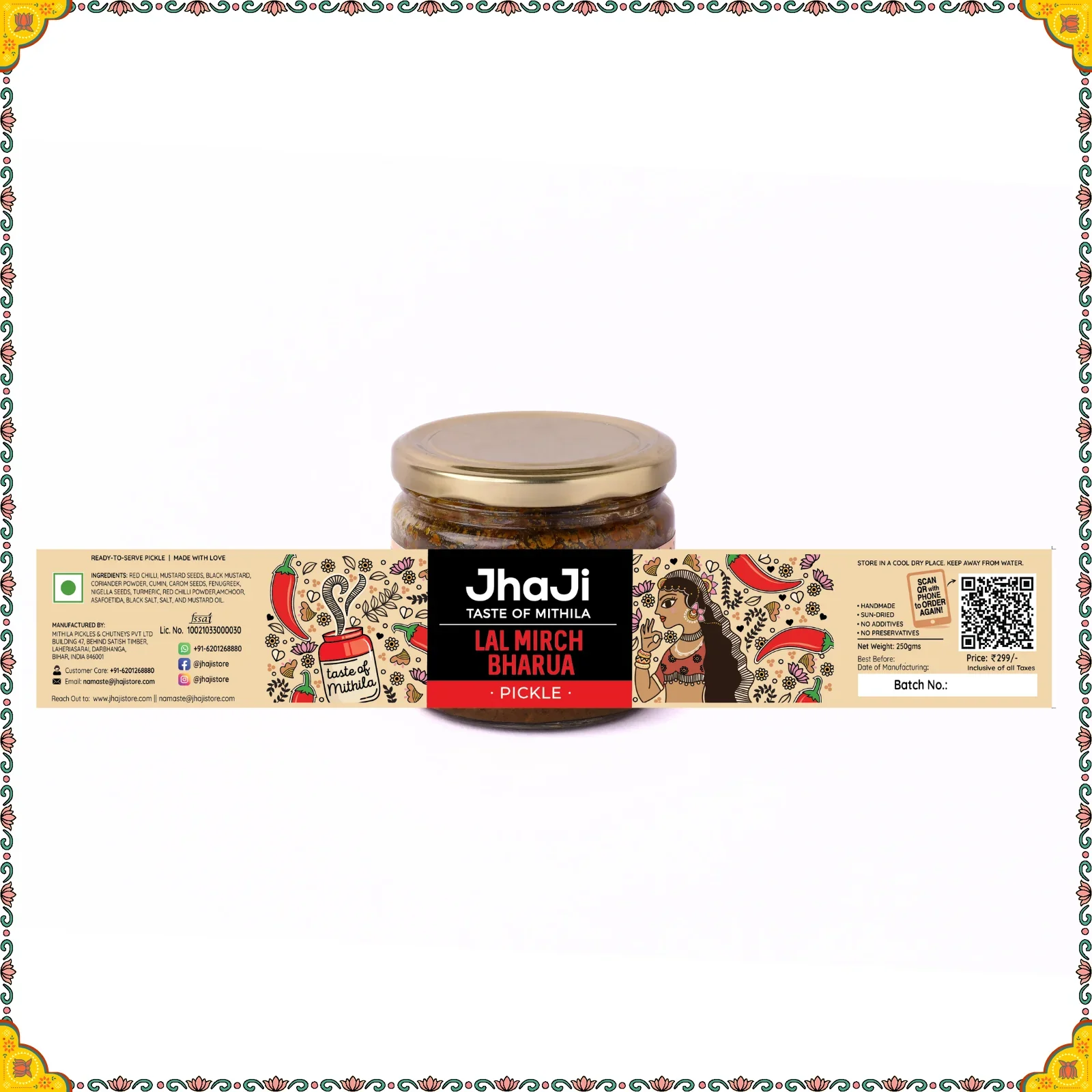 Desi Delight Duo: Lal Mirch Bharua Pickle & Instant Makhana Kheer Mix - Image 5