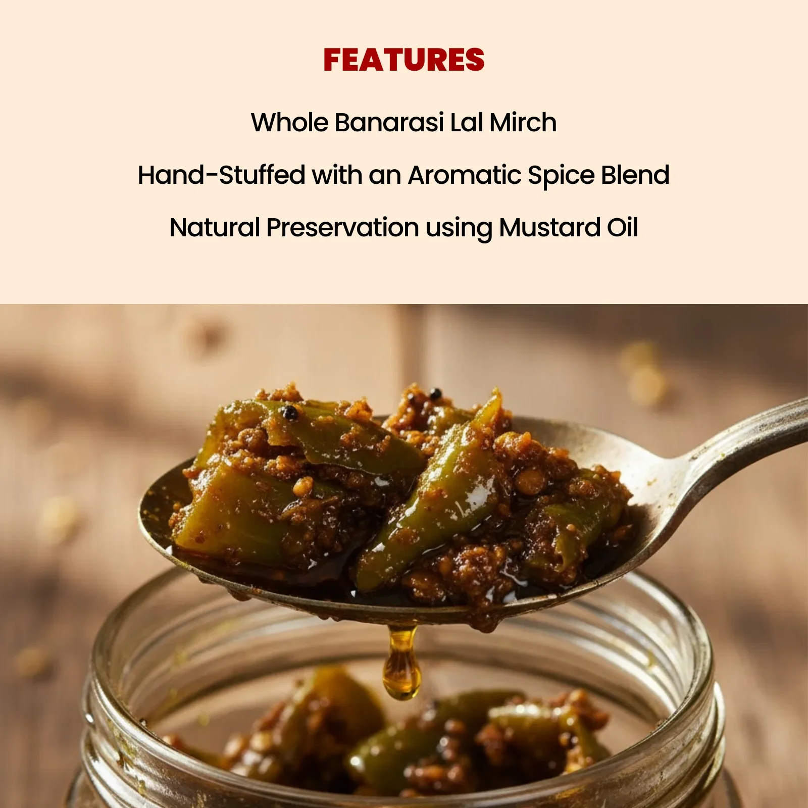 Spicy Green Chilli Pickle | Hari Mirch ka Teekha Achar - Image 4