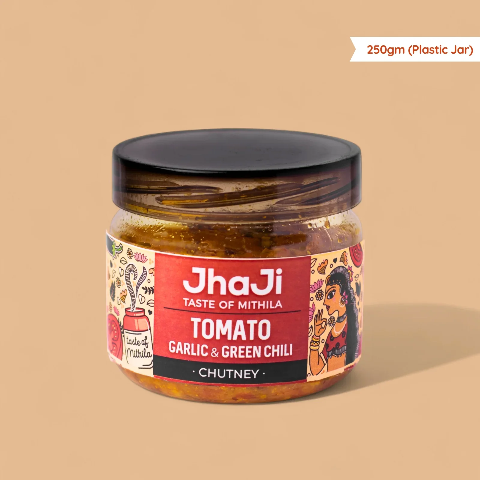 Tomato Garlic & Green Chili Chutney | Spicy Bihari Homemade Tamatar Chatni - Image 11