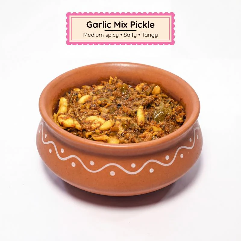 5 Winter Pickles Sample Pack | Lal Mirch Bharua, Panchranga & More | 5×150g Jars - Image 2