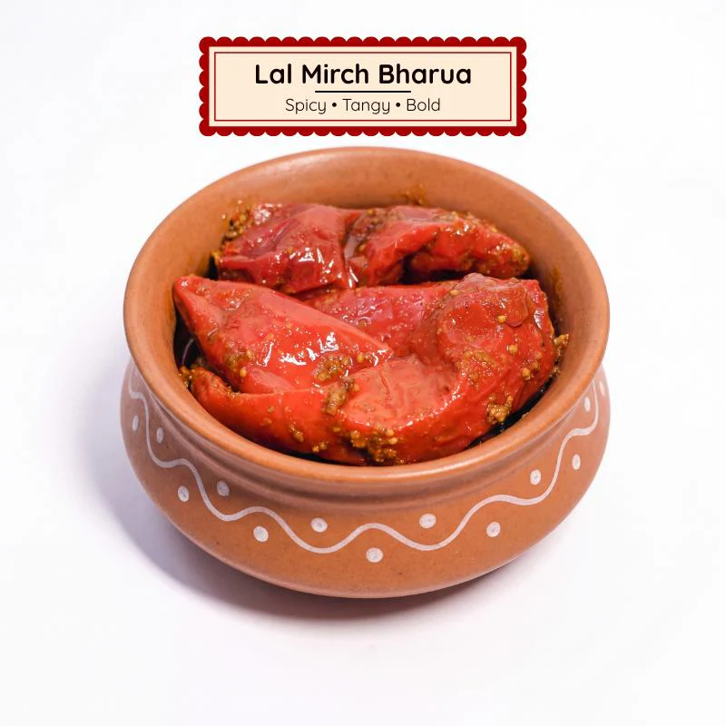 5 Winter Pickles Sample Pack | Lal Mirch Bharua, Panchranga & More | 5×150g Jars - Image 4